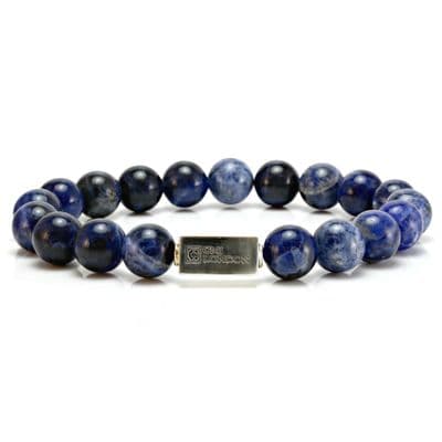 Mens Essential Sodalite & Silver Bracelet