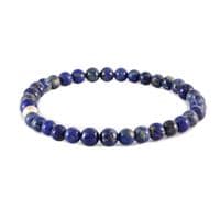 Mens Focus Lapis Lazuli  & Gold Bracelet