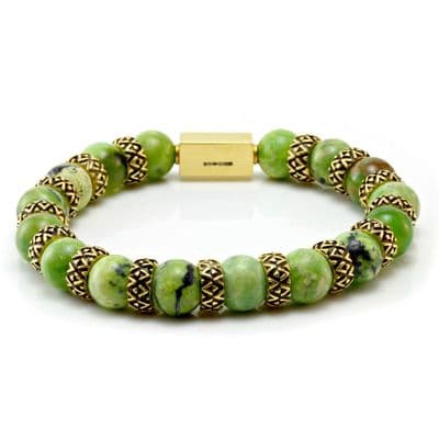 Mens Premium Chrysotine & Gold Bracelet