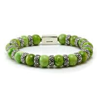 Mens Premium  Chrysotine & Silver Bracelet