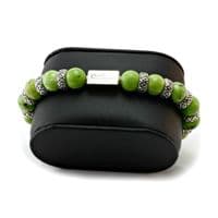 Mens Premium  Chrysotine & Silver Bracelet