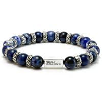 Mens Premium Sodalite & Silver Bracelet
