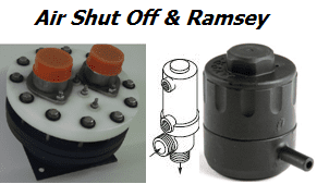 Air Shut off Valves and Ramsey
