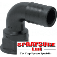 Female Thread 90° Hose Tail