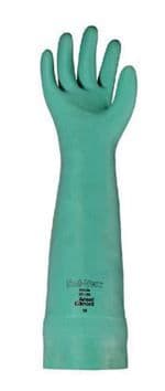 Green Nitrile Gauntlets