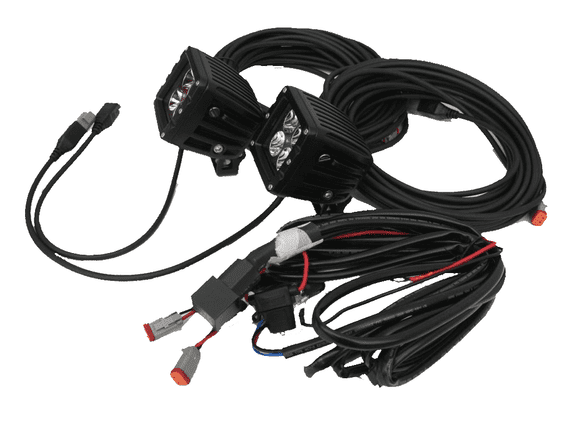 Crop sprayer blue LED boom Lights