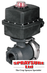 crop sprayer pressure regulating valve 12 volt usable with automatic rate controller