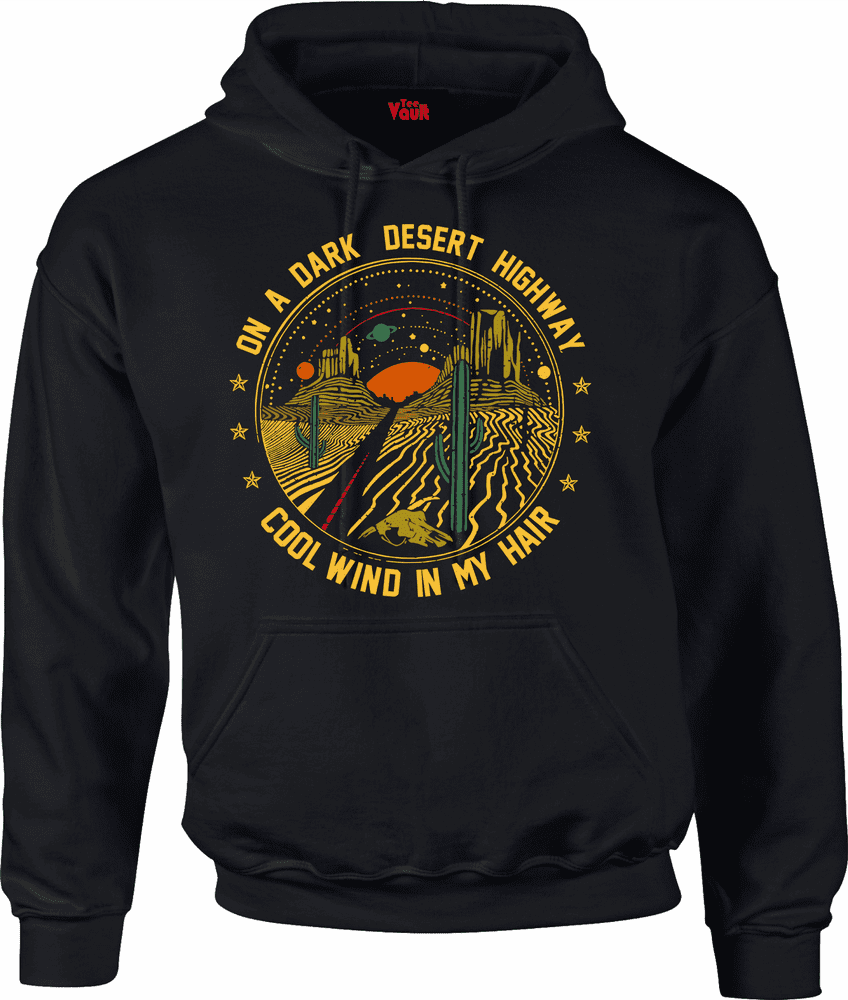 Dark Desert Highway Hoodie Inspired by the Eagles