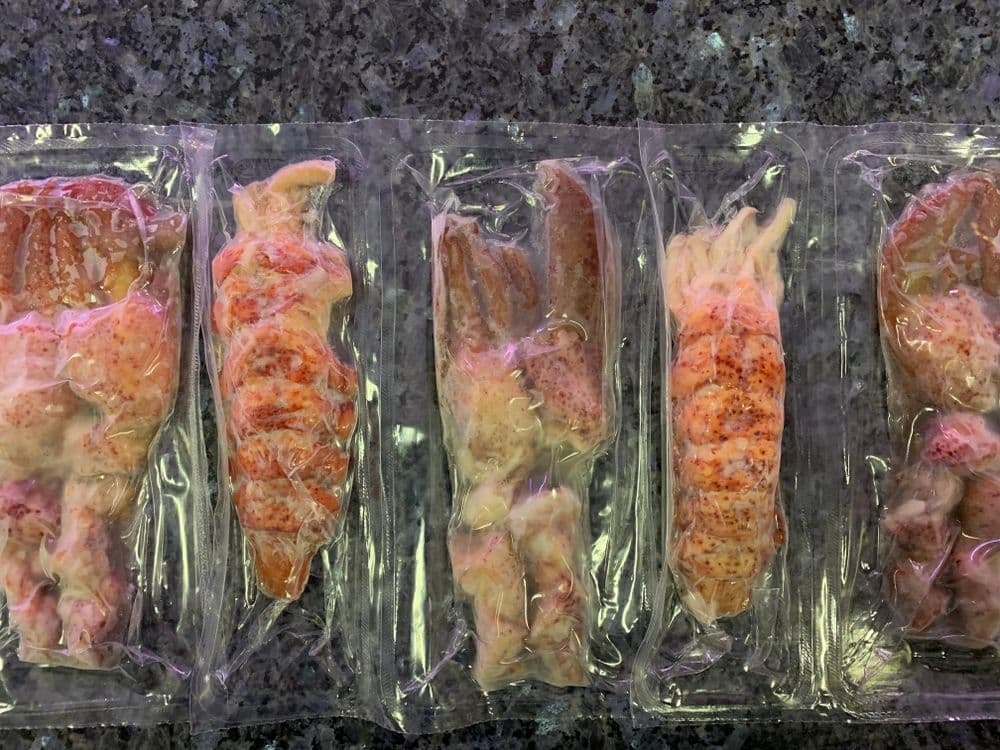 Canadian lobster claw and tail meat