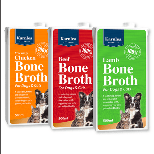 **REDUCED** Karnlea Bone Broth - Chicken, Lamb, Fish