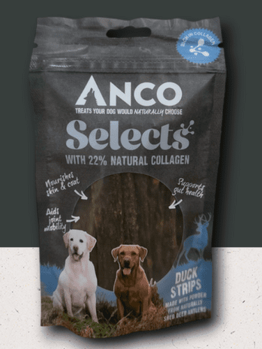 Anco Selects Duck Strips with Collagen - 85g