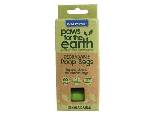 Biodegradable Poop Bags - 60 bags