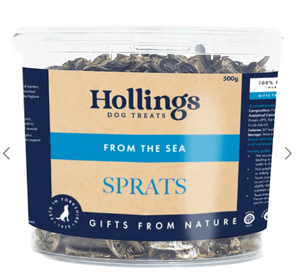 Dried Sprats 500g Tub - Hollings