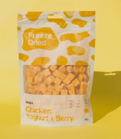 Freeze Dried Chicken, Yoghurt & Berry Cubes - Waita