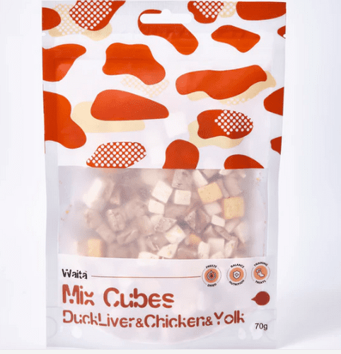 Freeze Dried Mixed Cubes Dog Treats - Waita 70g