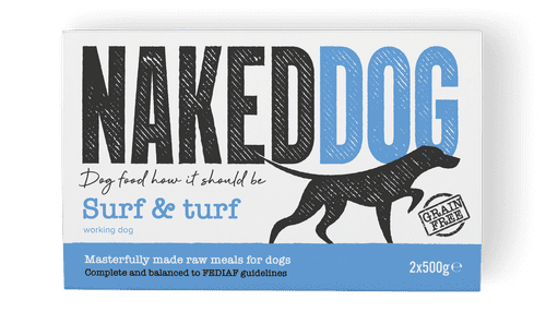 Naked Dog Original Surf N Turf - 1KG Raw