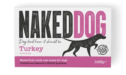 Naked Dog Original Turkey - 1Kg Raw