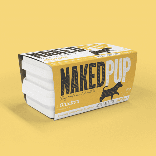Naked Dog Pup Chicken Complete 1KG