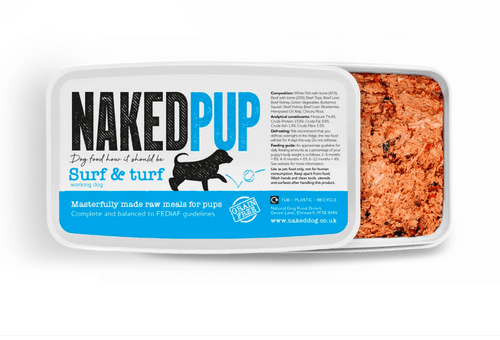 Naked Dog Pup Surf N Turf - 2 x 500g