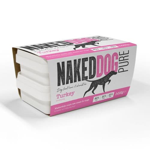 Naked Dog Pure Turkey 80/10/10 1KG