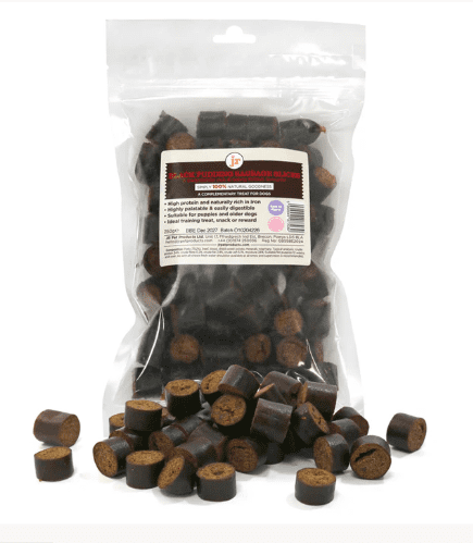 Premium British Black Pudding Sausage Slices - JR Pet Products