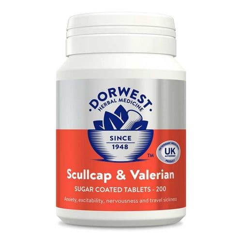 Scullcap & Valerian Tablets - Dorwest Herbs