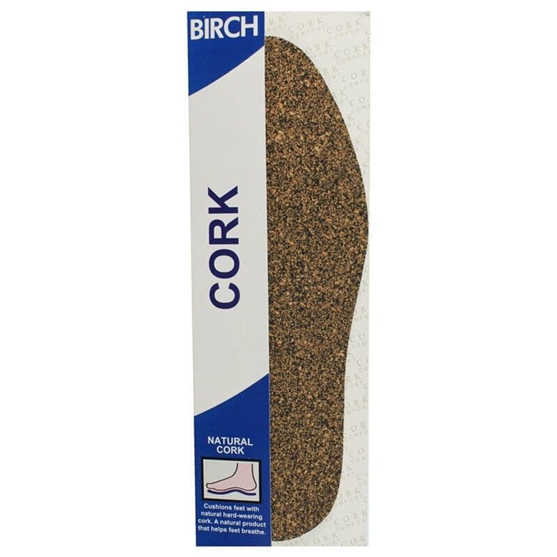 Cork Insoles Cut to Size fits all sizes Fleece Footbed SOLD IN PAIRS