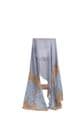 Grey Blue Double Lace