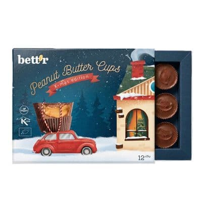 Bett'r Christmas Box of Peanut Nut Butter Cups - 156g