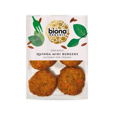 Biona Org Mini Quinoa Burgers - 195g