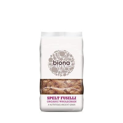 Biona Wholewheat Spelt Fusili Org - 500g