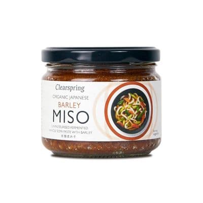 Clearspring Barley Miso Jar - Unpasteurized - 300g