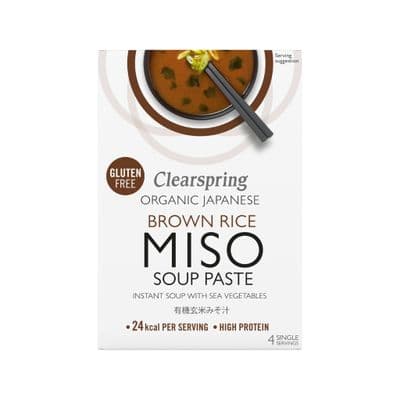 Clearspring Instant Brown Miso Soup Paste - 4 x 15g