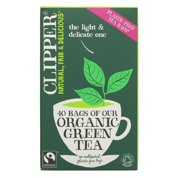 Clipper Ft Organic Green Tea - 40 bags