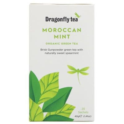Dragonfly Teas Moroccan Mint - Organic Green Tea - 20 bags