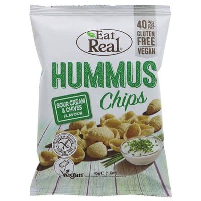Eat Real Hummus Sour Cream Chips - 45g