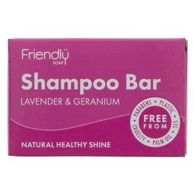 Friendly Soap Natural Shampoo Bar Lav &Ger - 95g