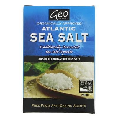 Geo Organics Atlantic Sea Salt Crystals - 250g
