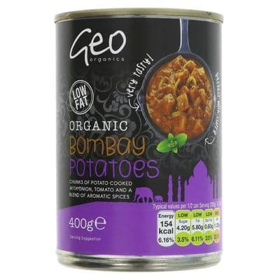 Geo Organics Organic Bombay Potatoes - 400g