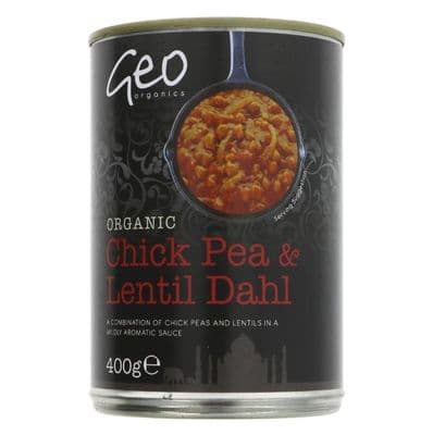 Geo Organics Organic Chickpea & Lentil Dahl - 400g