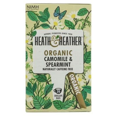 Heath And Heather Chamomile & Spearmint - Org - 20 bags
