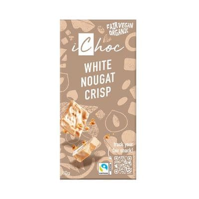 iChoc  White Nougat Crisp - 80g