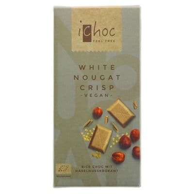 iChoc  White Nougat Crisp - 80g