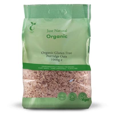 Just Gluten Free Organic Gluten Free Porridge Oats 1000g