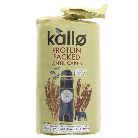 Kallo Protein Lentil Cake - 100g