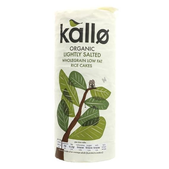 Kallo Rice Cakes Original Organic Wholegrain - Salted - 130g
