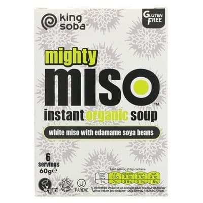 King Soba Og Miso Soup Edamame Soya Bean - 60g