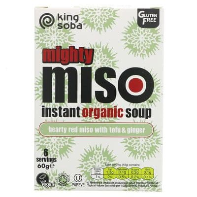 King Soba Og Miso Soup Tofu & Ginger - 60g