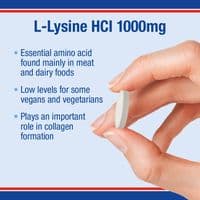 Lamberts L-Lysine 1000mg - 120 tablets