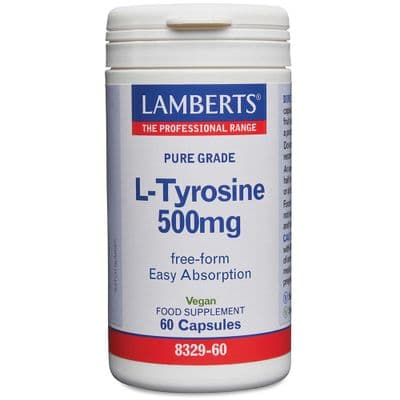 Lamberts L-Tyrosine 500mg - 60 capsules